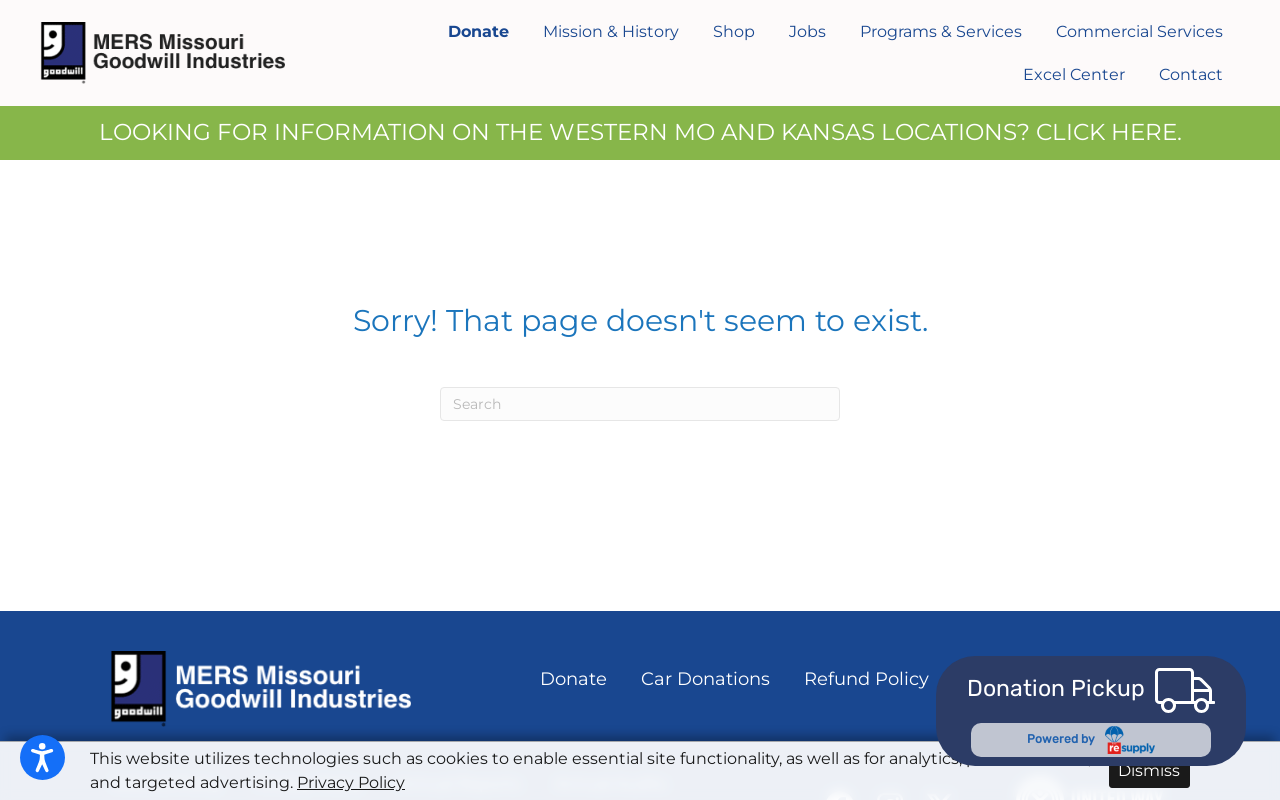 Goodwill Outlet website preview