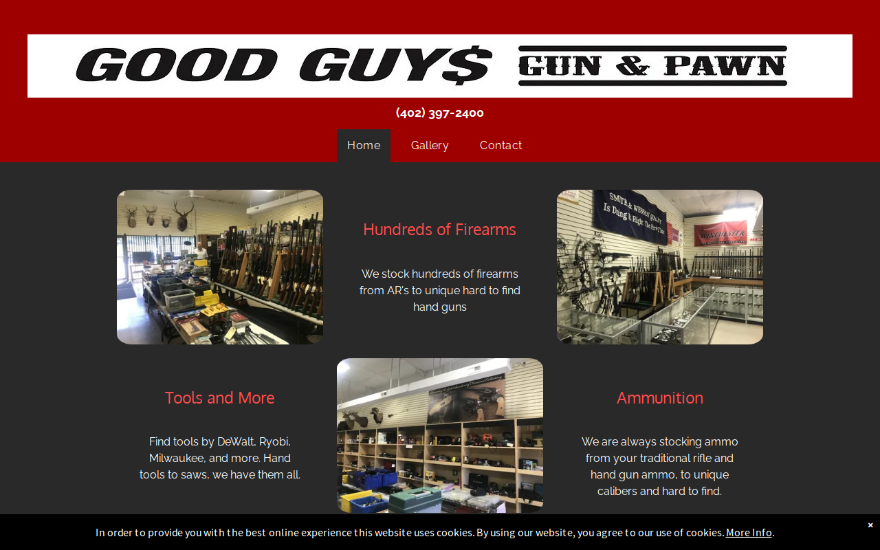 Good Guy$ Gun & Pawn website preview