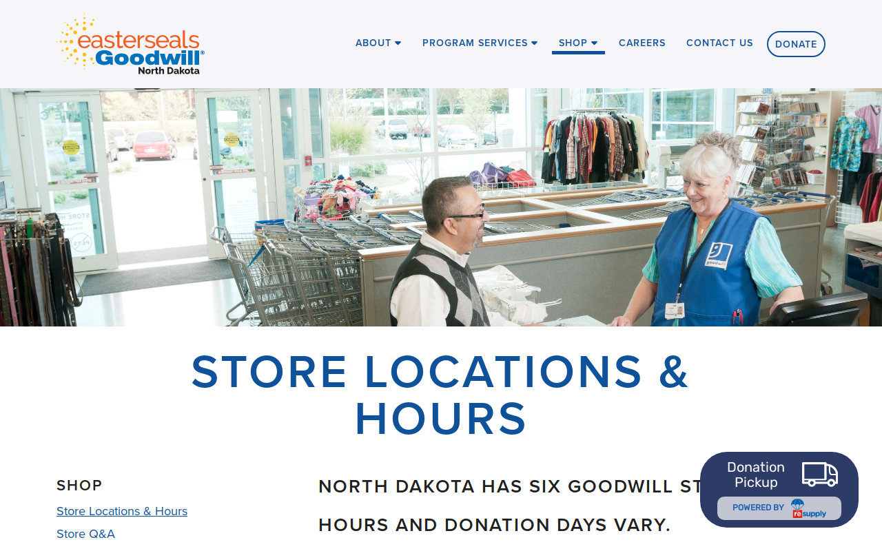 Goodwill website preview