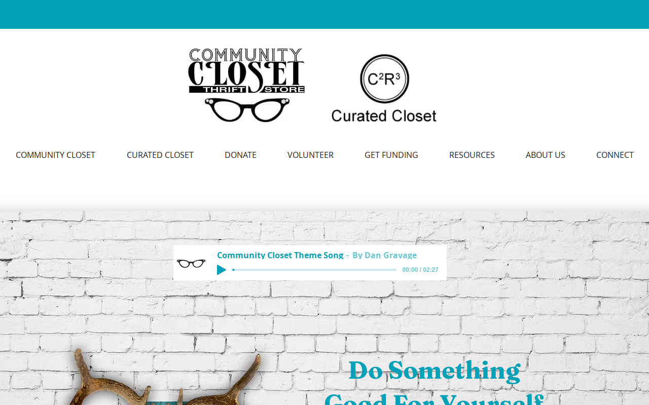 Community Closet website preview
