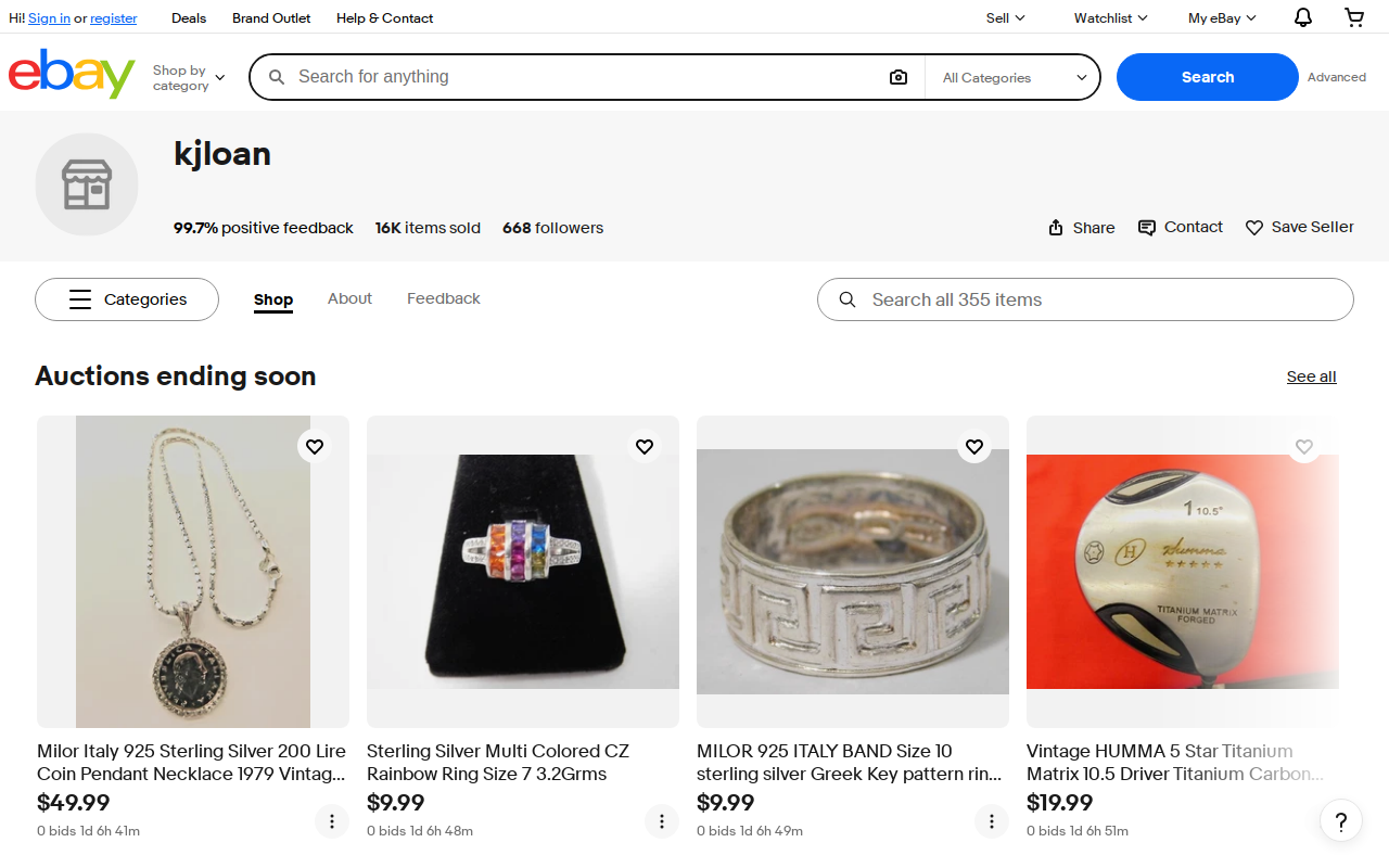 Kent Jewelry & Loan website preview