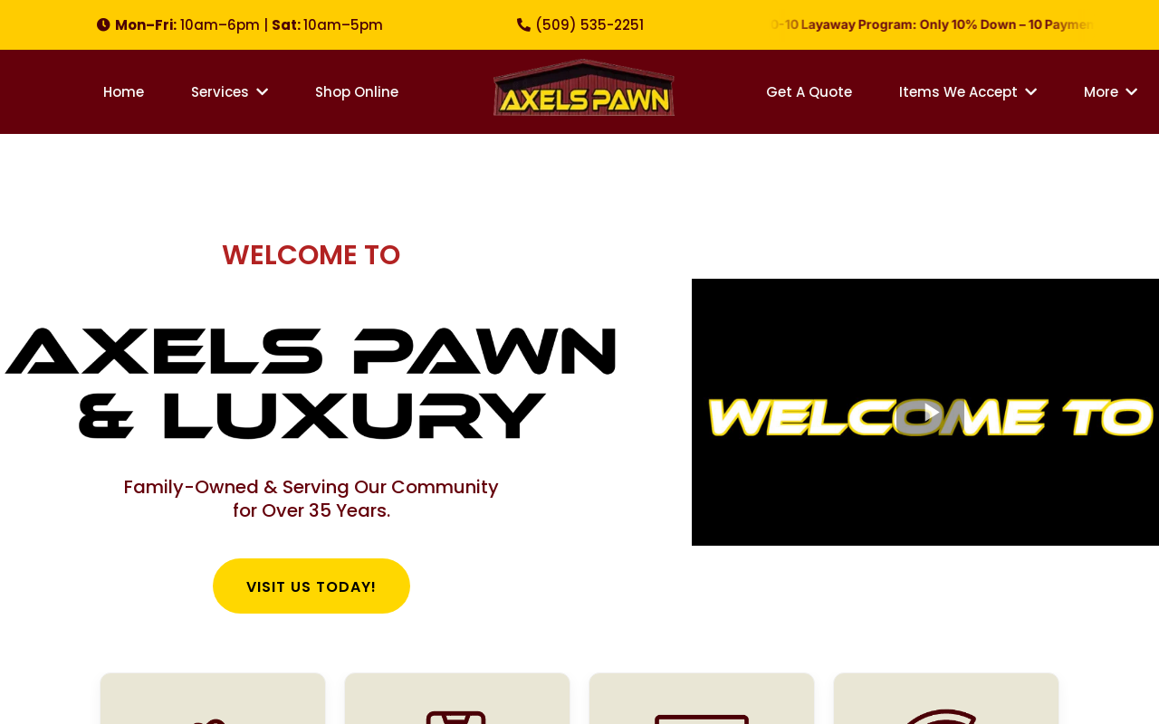 Axel's Pawn Shop website preview