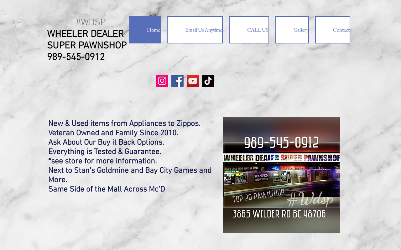 Wheeler Dealer Super Pawnshop website preview