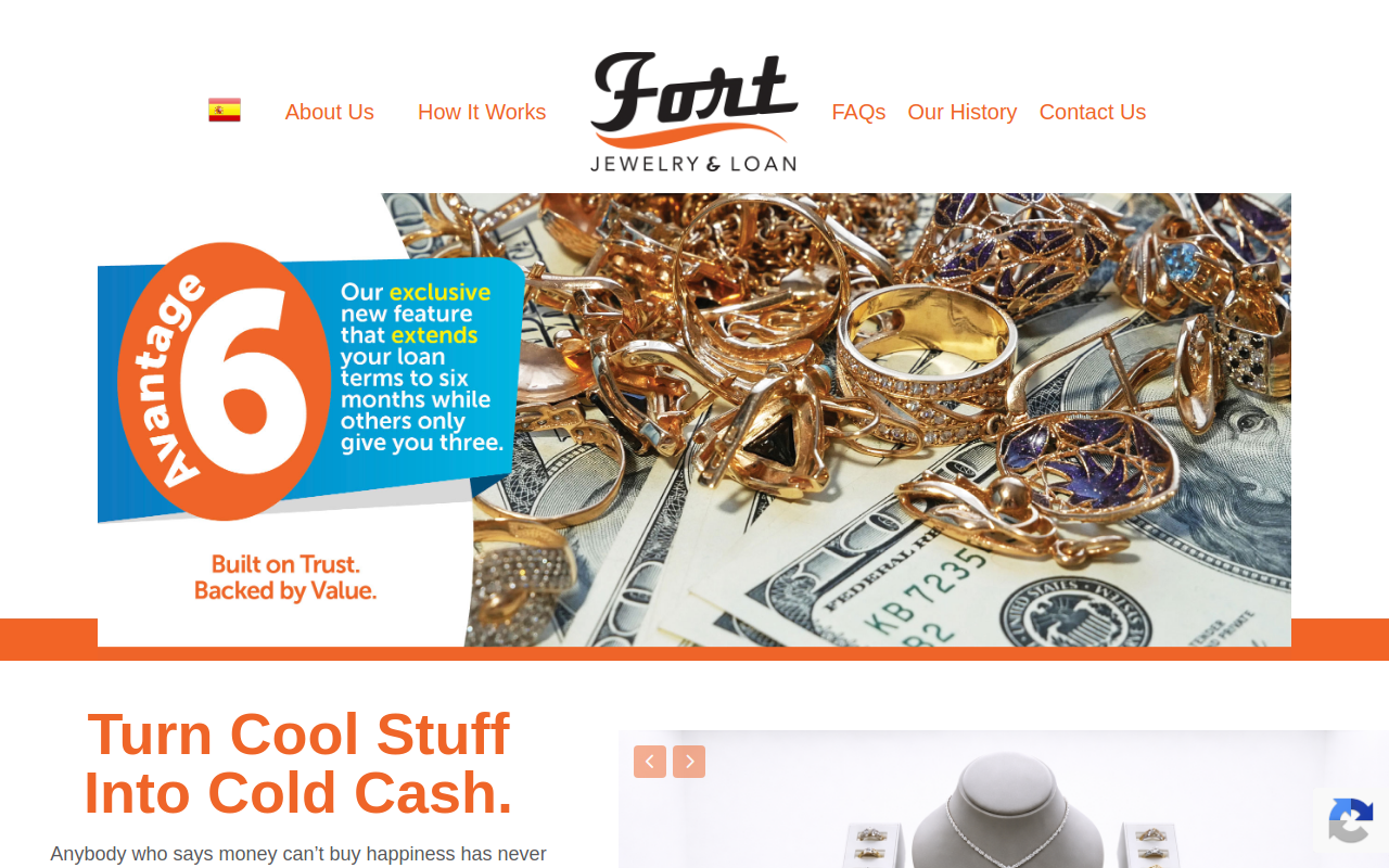 Fort Jewelry & Loan website preview