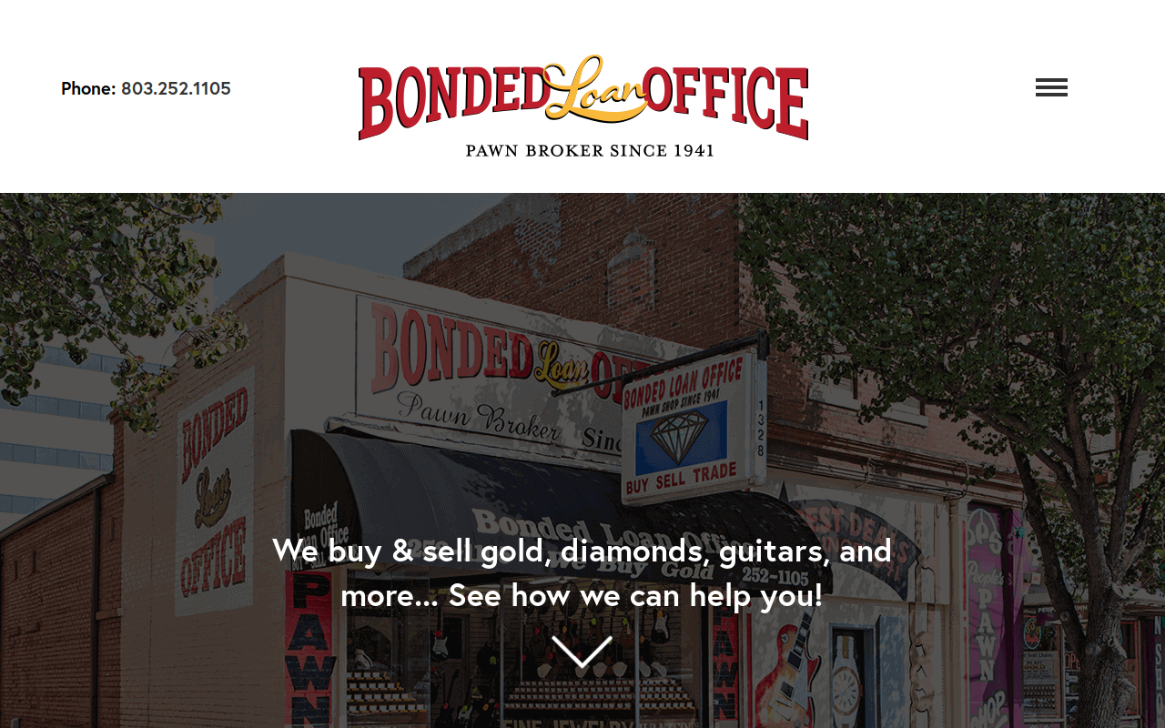 Bonded Loan Office website preview