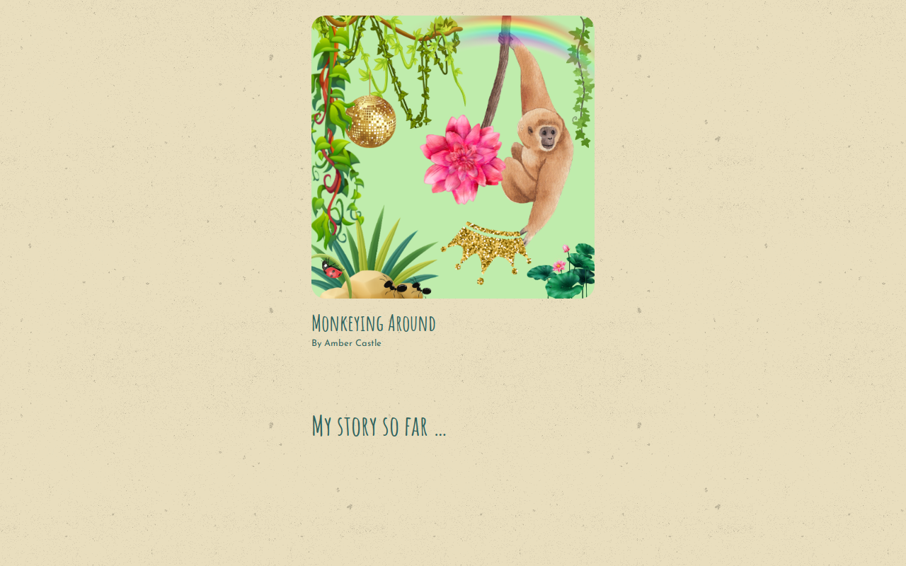 Monkeying Around Kids Consignment website preview