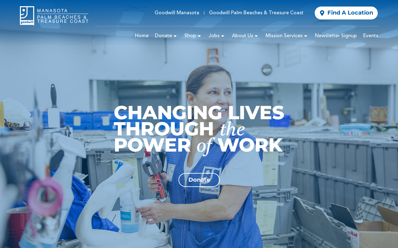 Goodwill Donation website preview