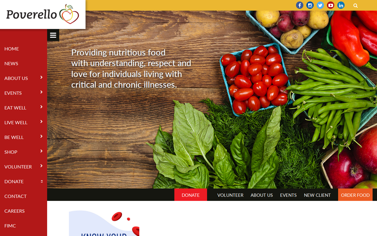 Poverello Thrift Store website preview