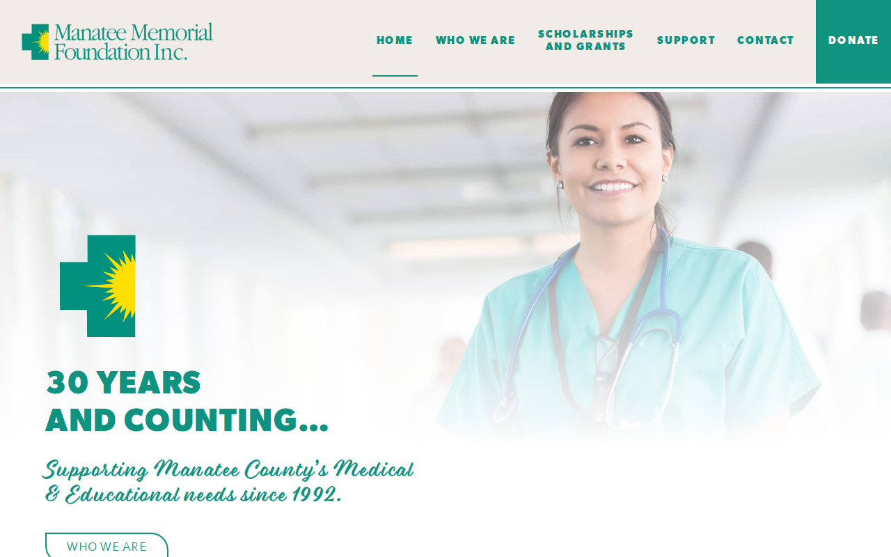 Manatee Memorial Hospital Auxiliary Thrift Shop website preview