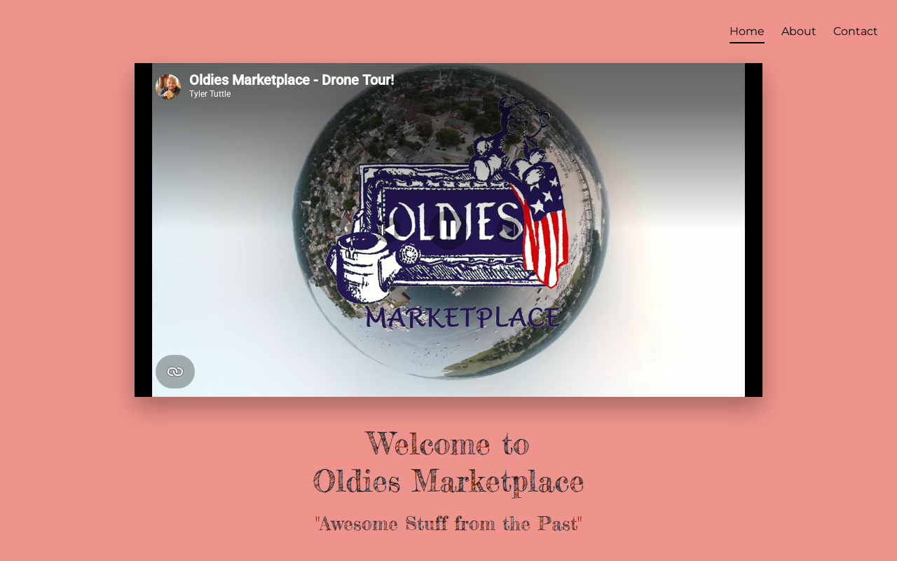 Oldies Marketplace website preview