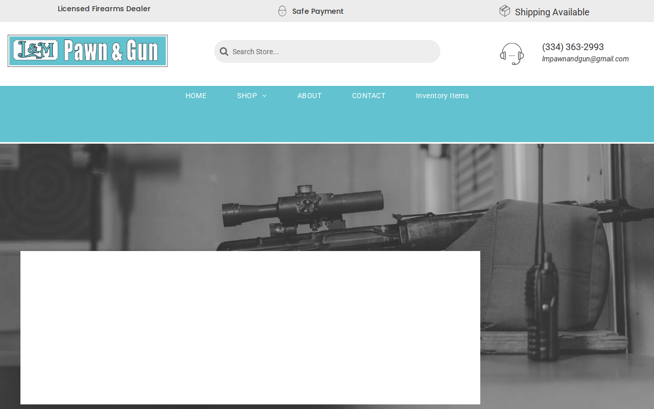 L&M Pawn and Gun website preview