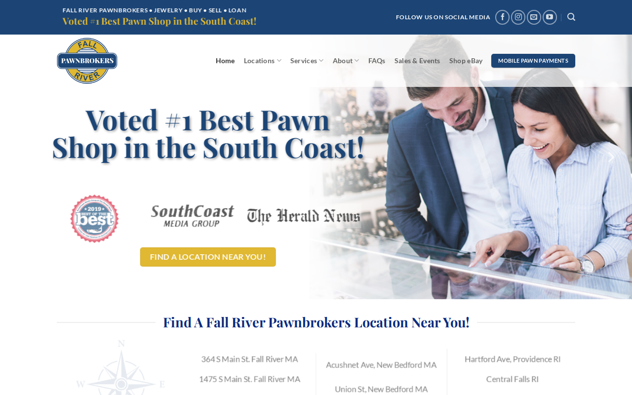 Fall River Pawn Brokers website preview