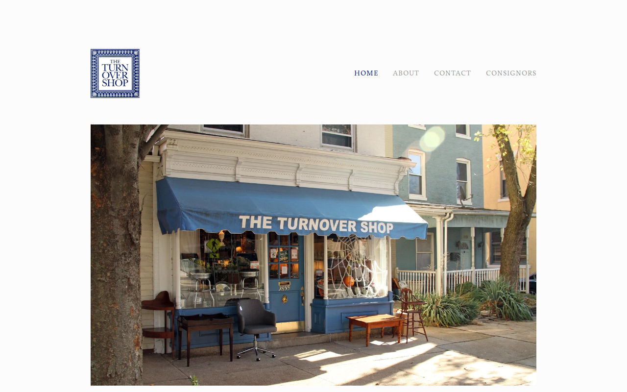 The Turnover Shop website preview