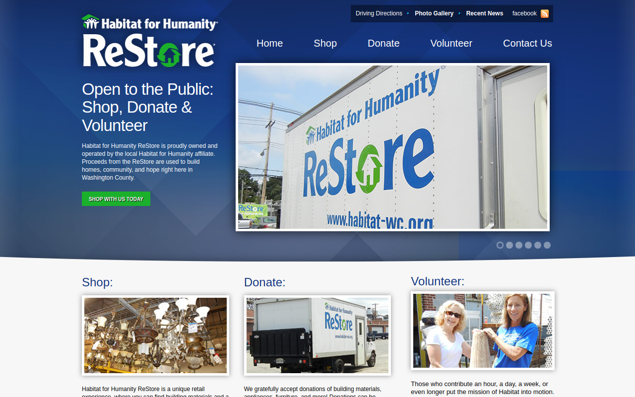 ReStore website preview