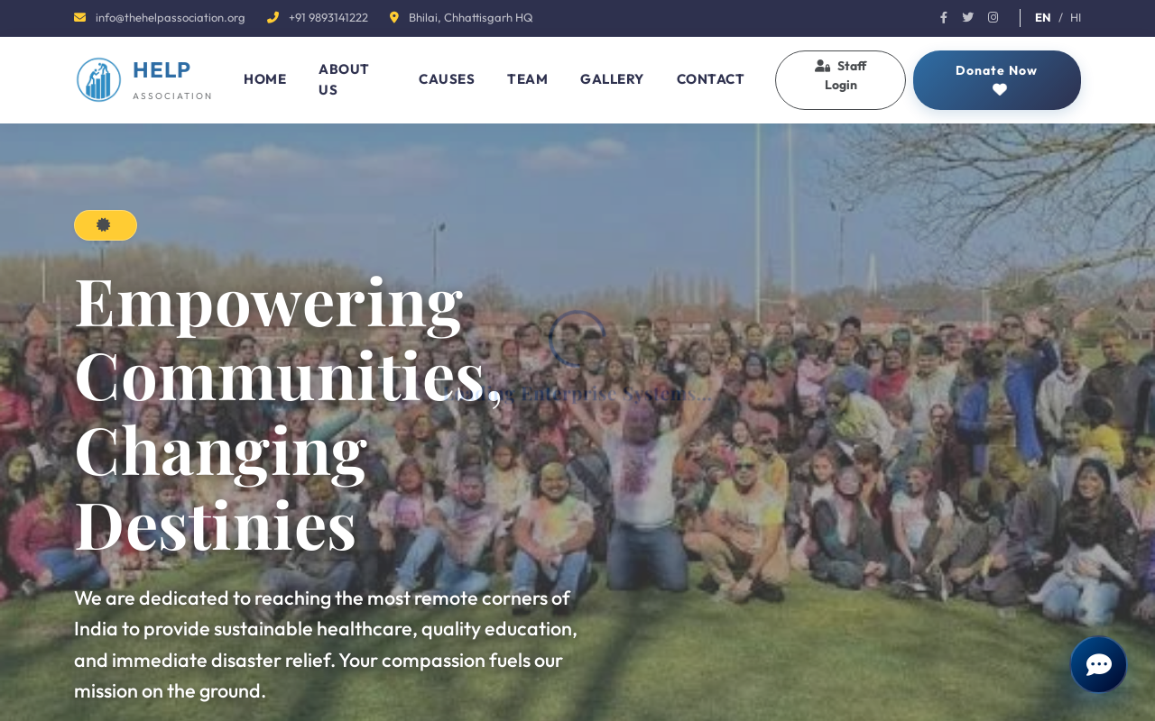 The Help Association Thrift Store website preview