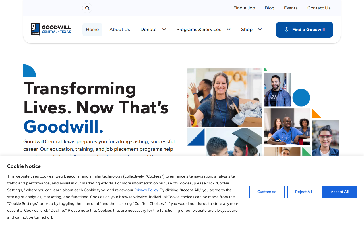 Goodwill Distribution Center - North Outlet website preview