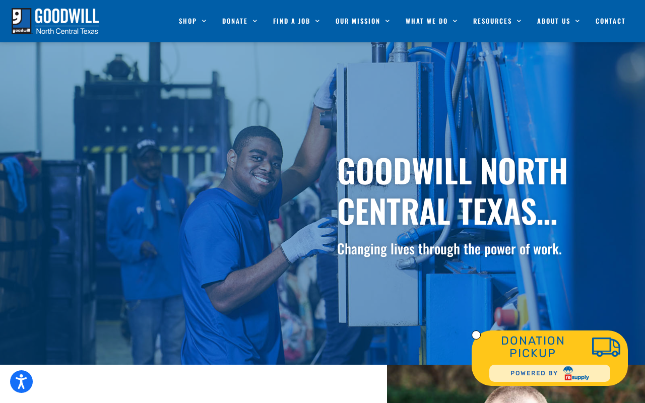 Goodwill Super Store website preview