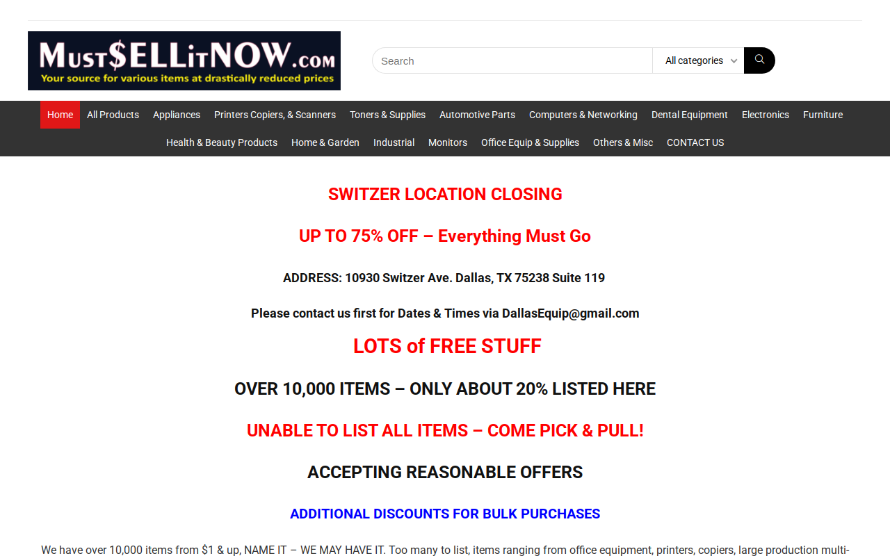 Must$ellItNow website preview