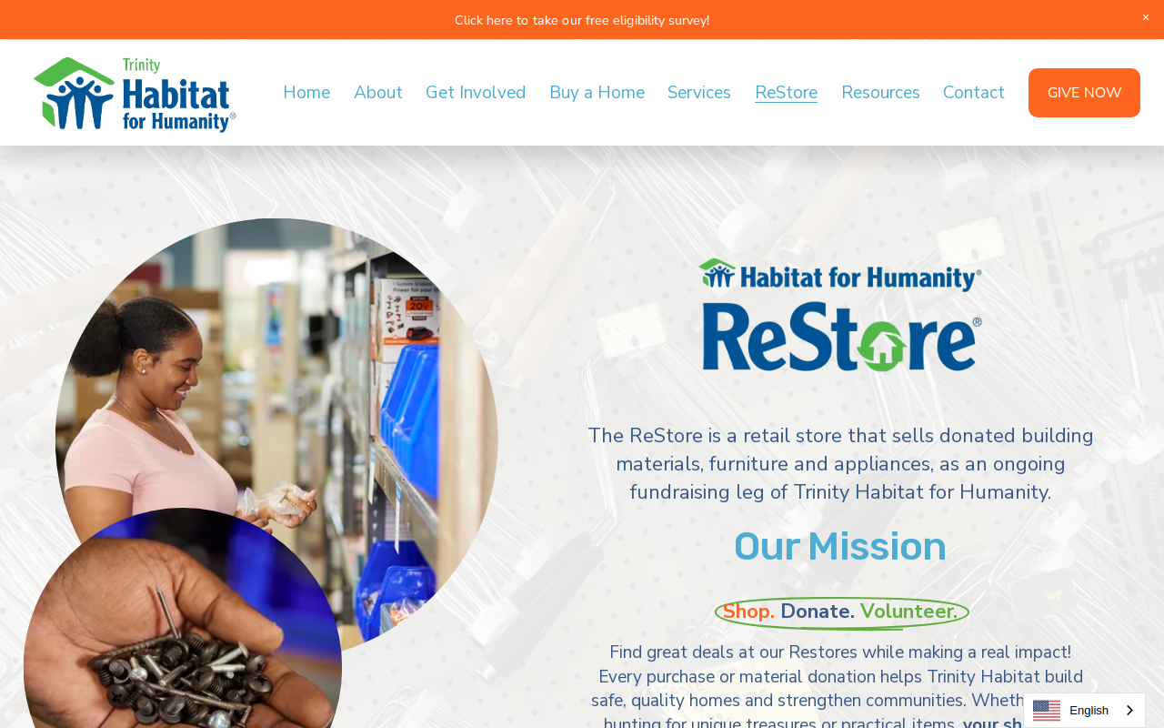 Restore - Habitat for Humanity website preview