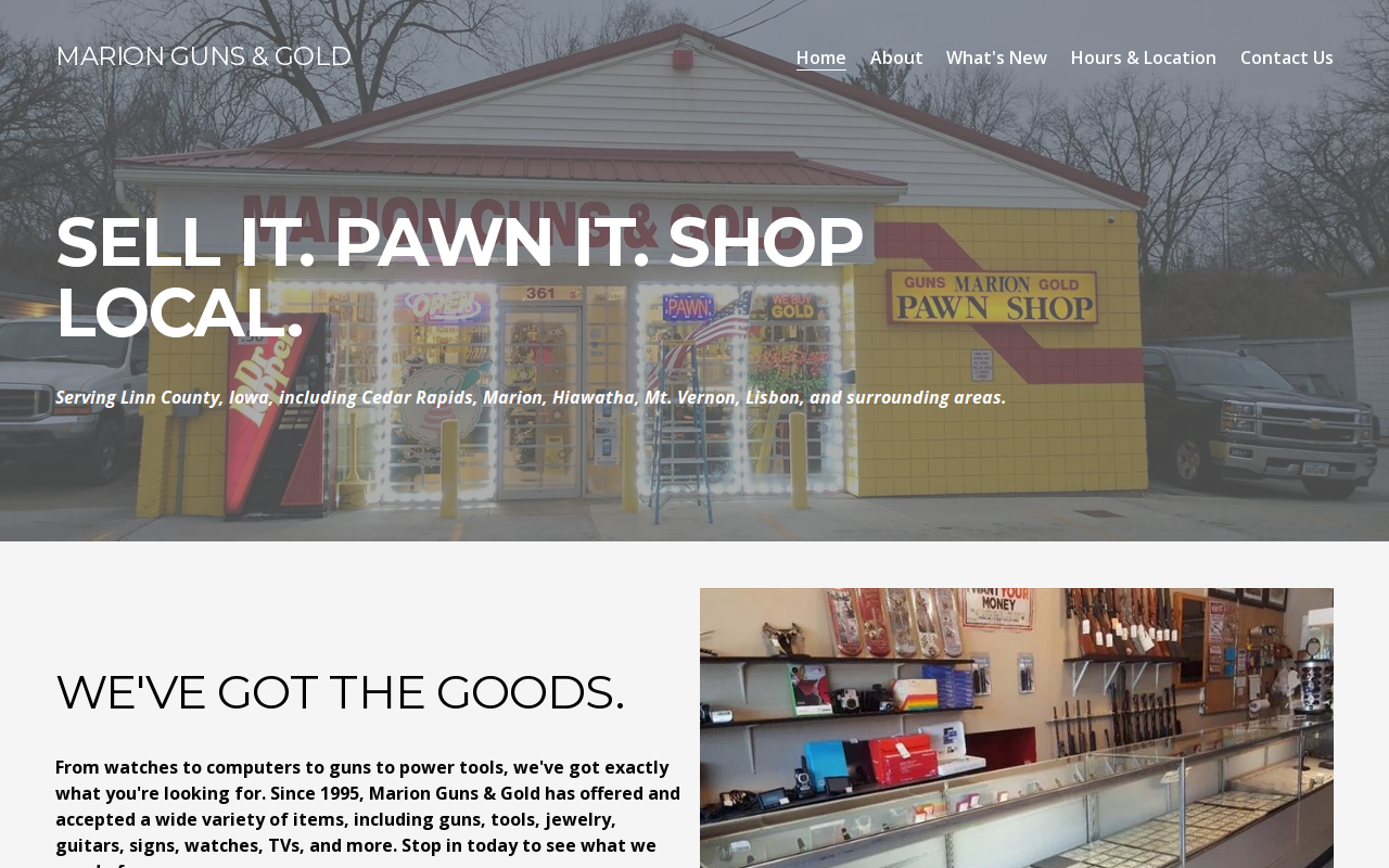 Marion Guns & Gold website preview