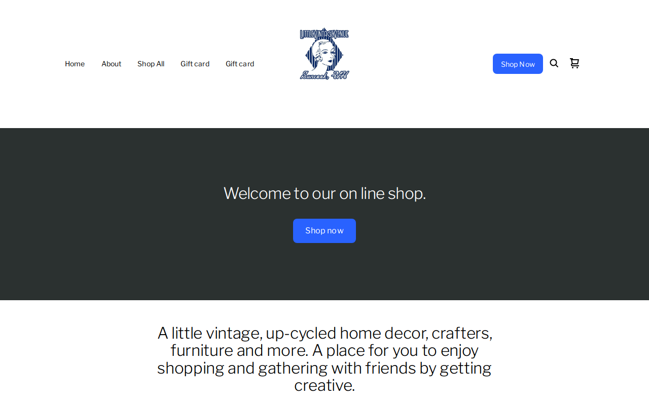 Little Vintage Venue website preview