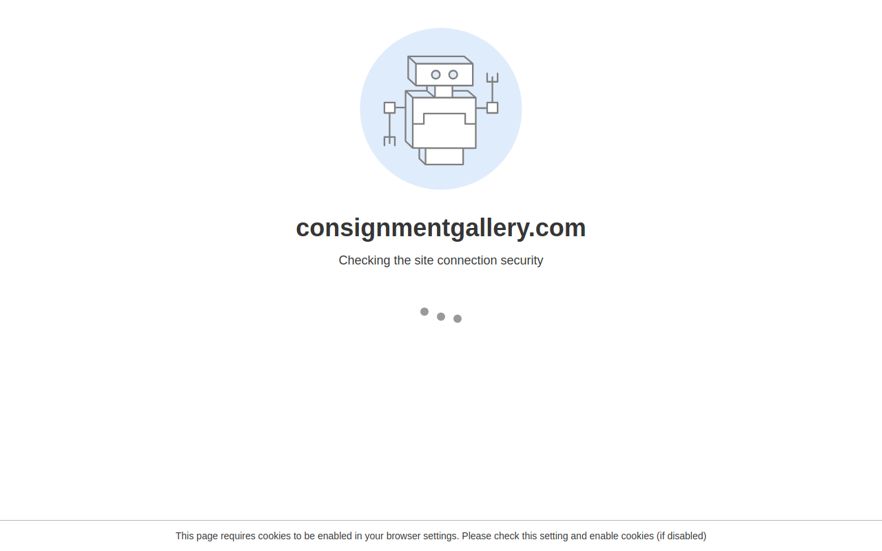 Consignment Gallery website preview