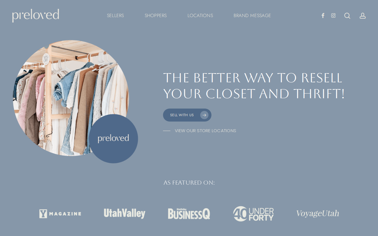 Preloved Sandy website preview