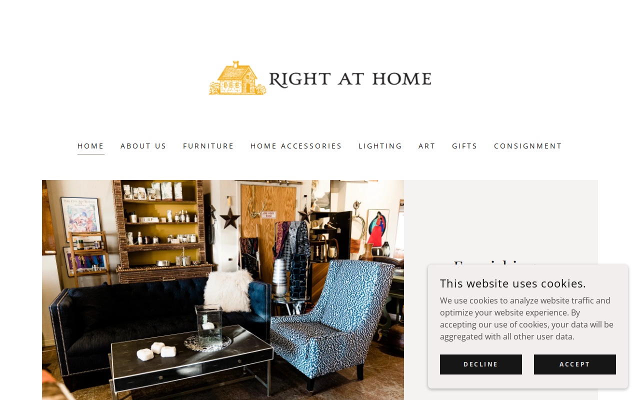Right At Home website preview