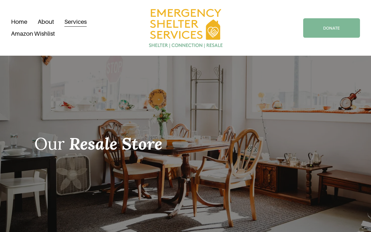 Six Degrees Resale Store website preview