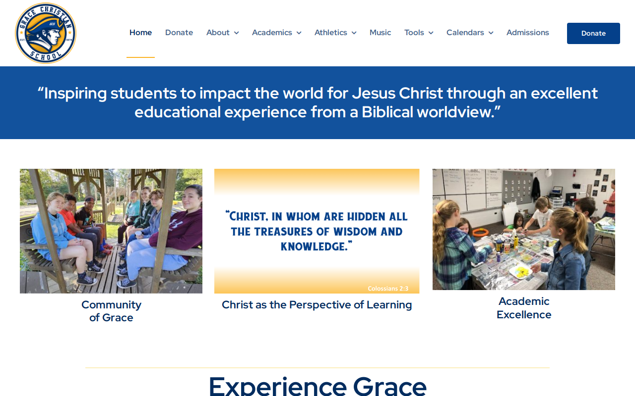 Reclaimed By Grace website preview