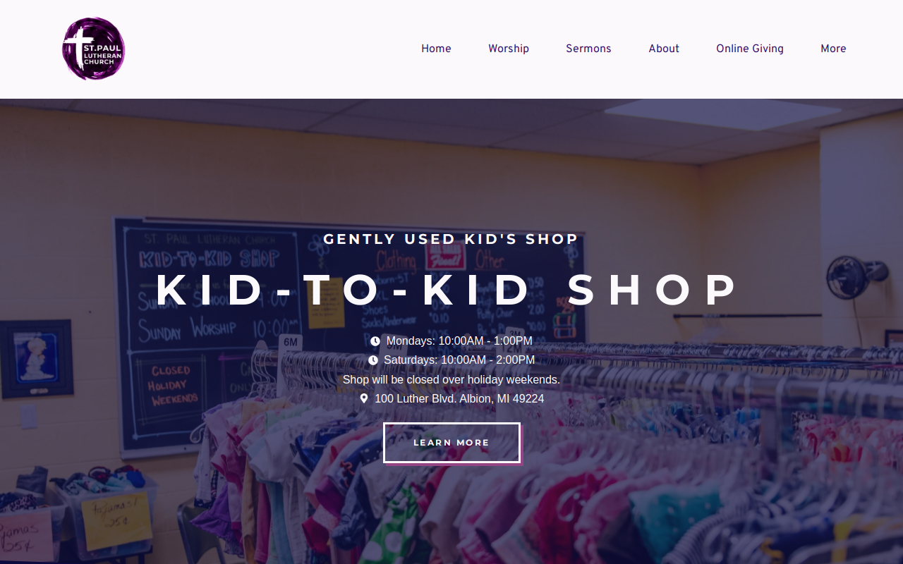 Kid-to-Kid Shop Albion, MI website preview