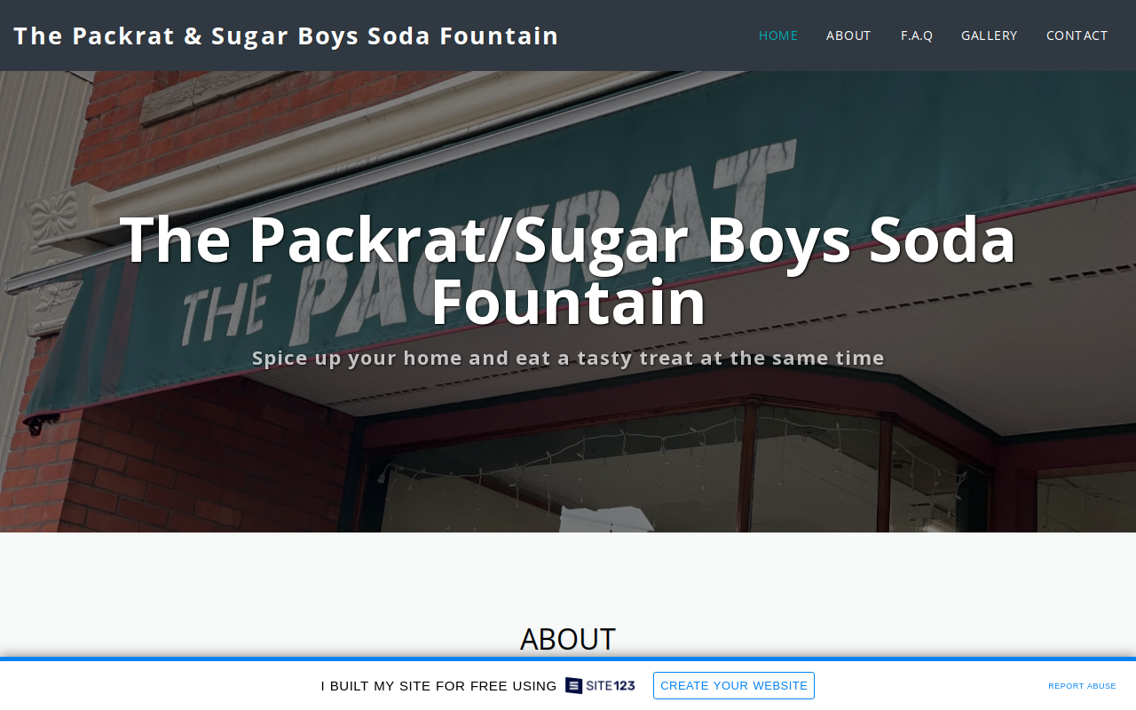 Packrat website preview