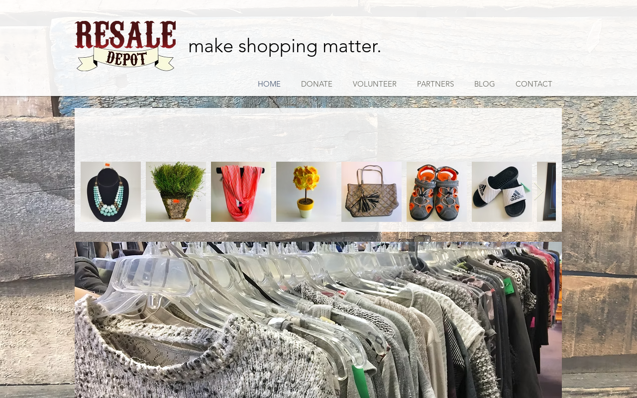 Resale Depot website preview