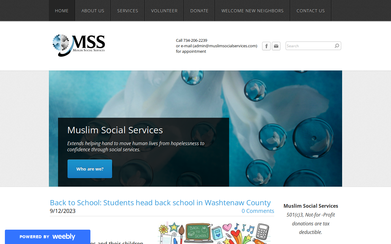 Modest Intentions Thrift Store website preview