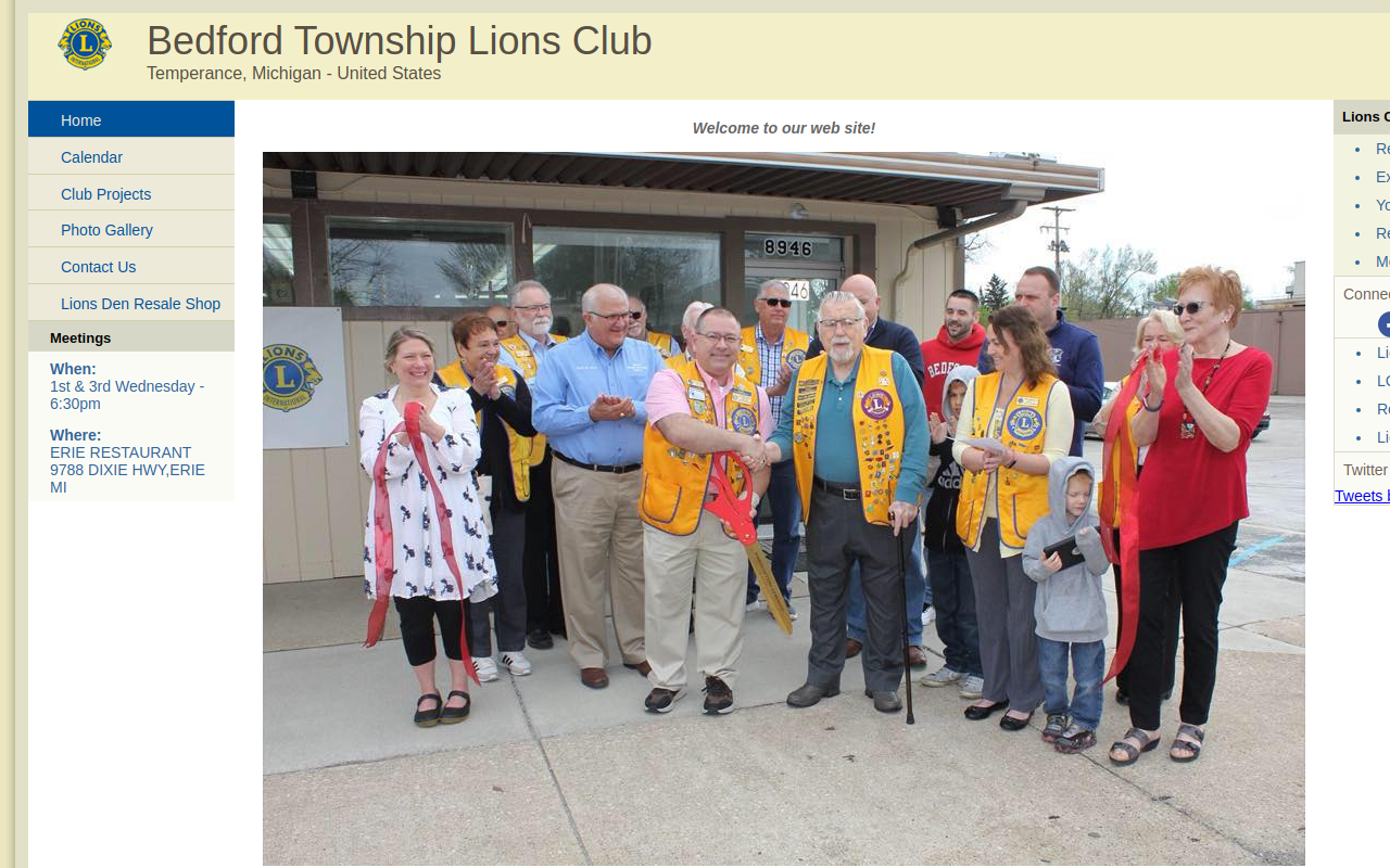 Lion's Den Resale Shop website preview