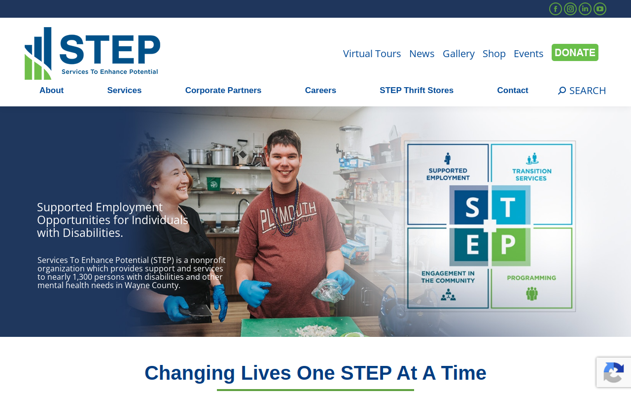 STEP Thrift Store and Donation Center website preview