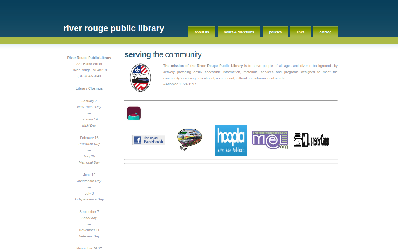 River Rouge Pawn Shop website preview