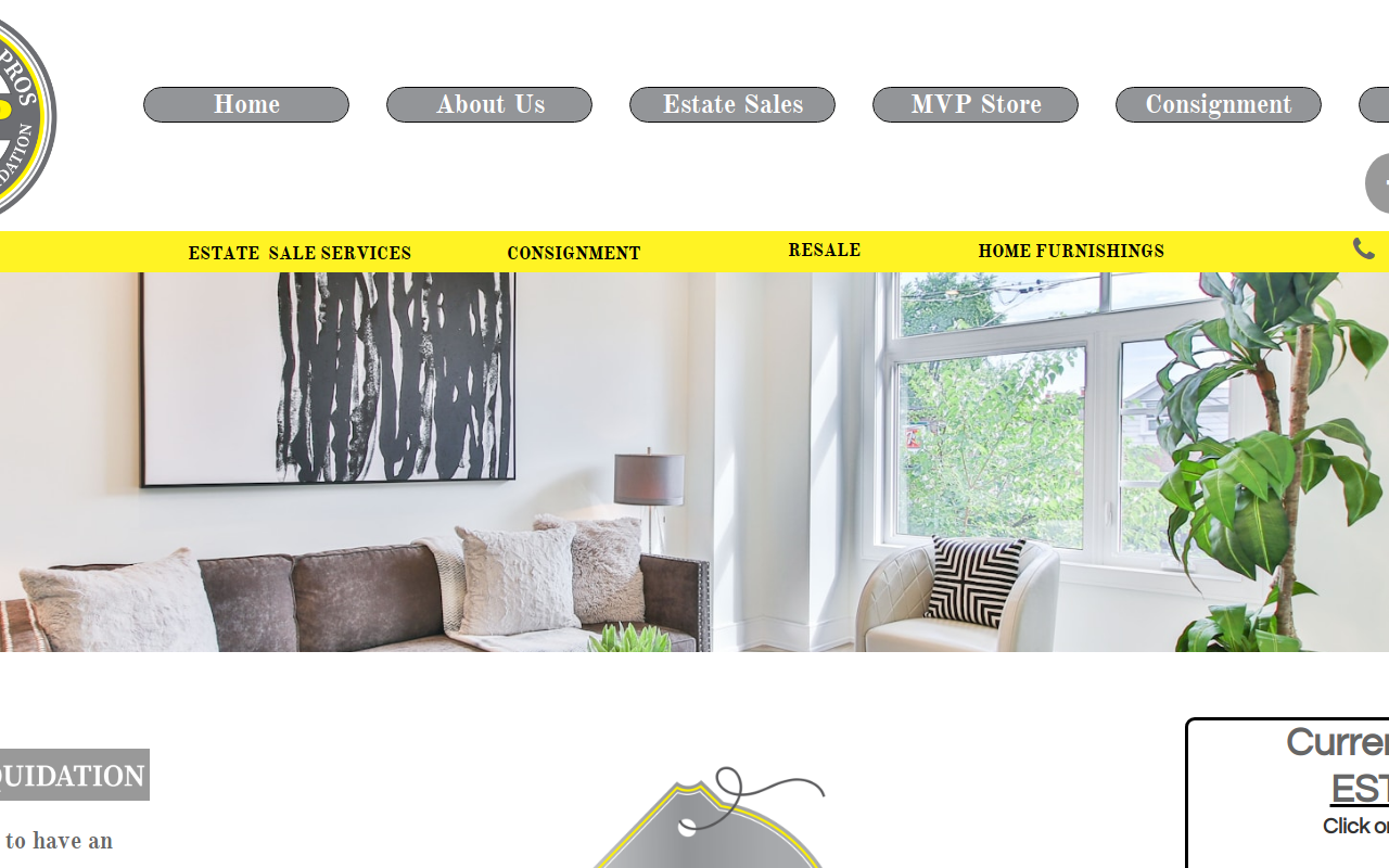 Moore Value Pros - MVP Estate Sales & Consignment website preview