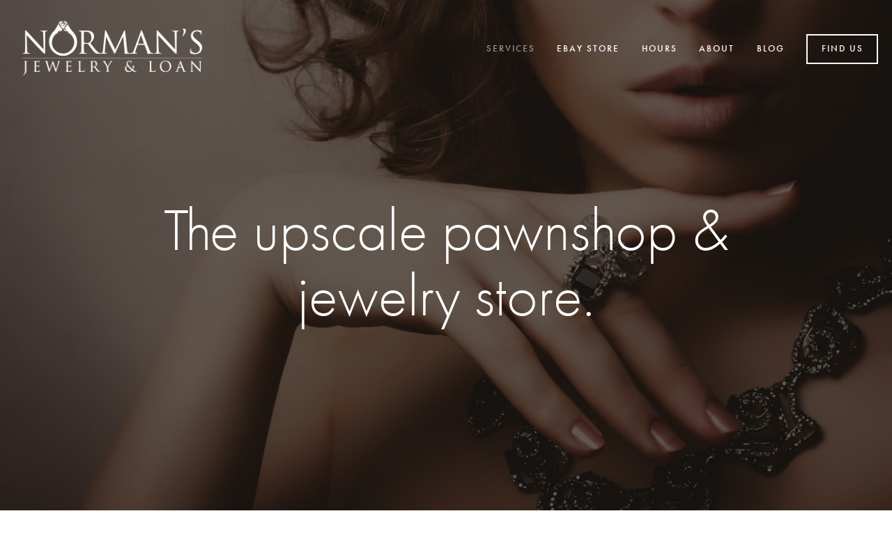 Norman's Jewelry & Loan website preview