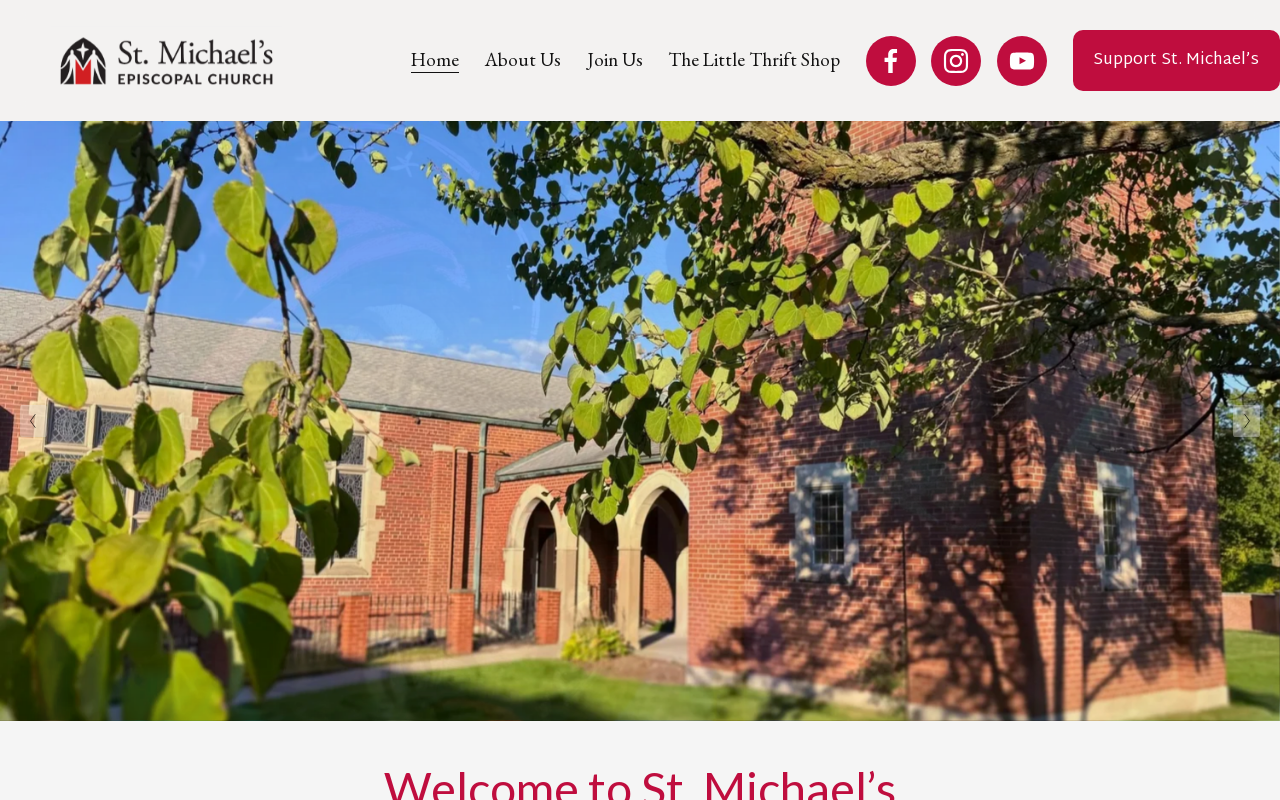 St Michael's Little Thrift Shop website preview