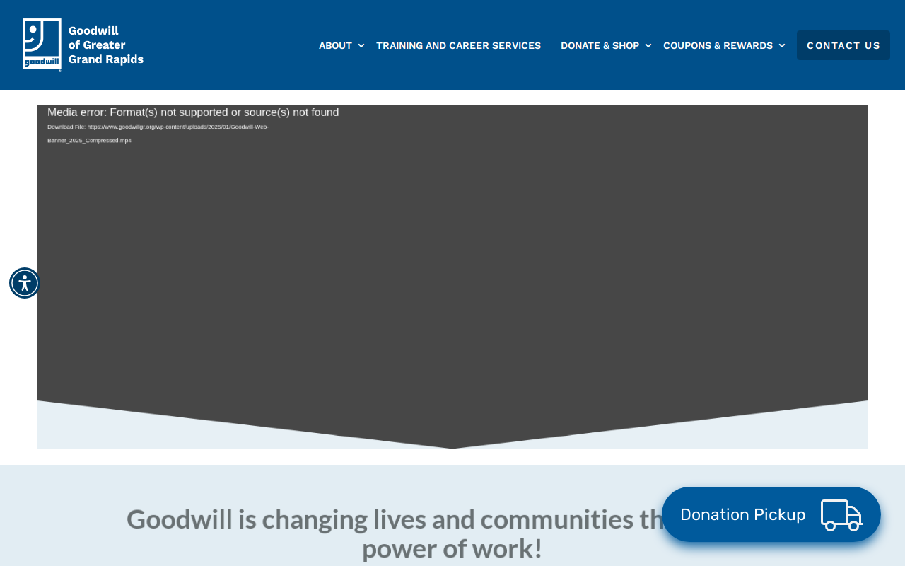 Shopgoodwill Pick-up Center website preview