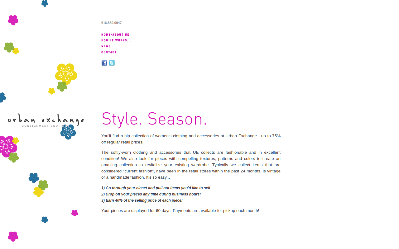 Urban Exchange website preview
