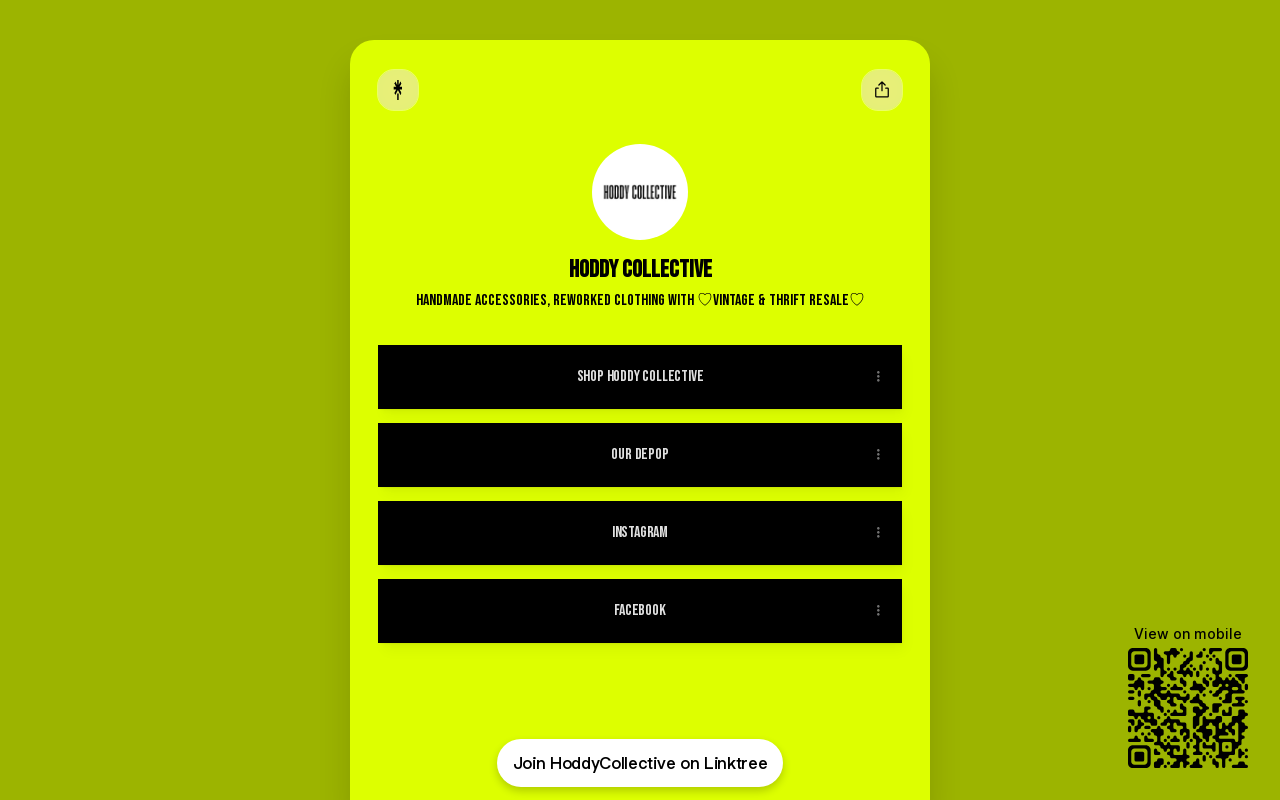 Hoddy Collective website preview