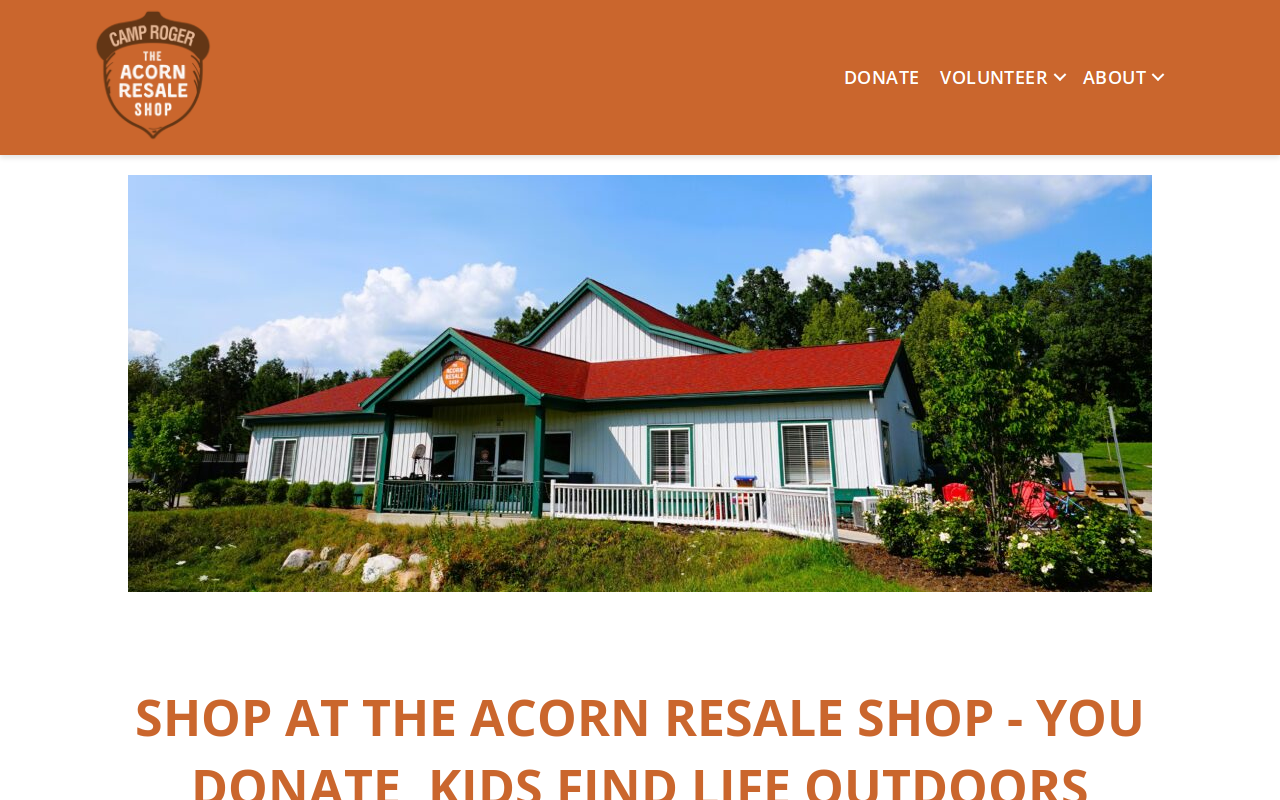 The Acorn Resale Shop website preview