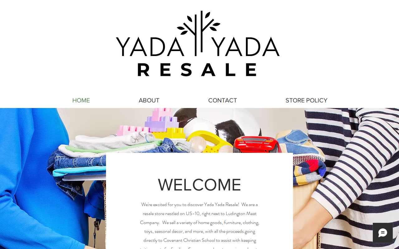 Yada Yada Resale website preview