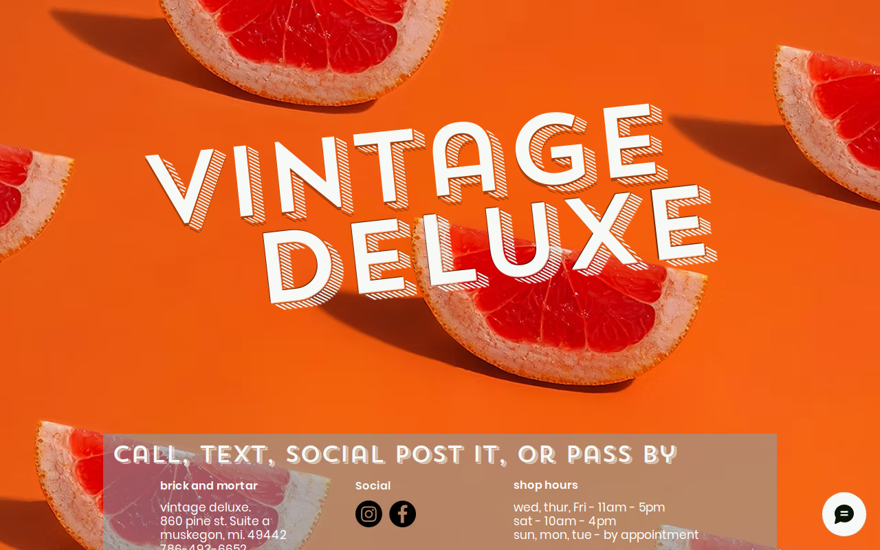 Vintage Deluxe website preview