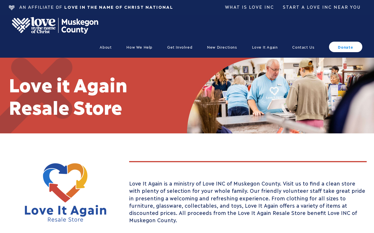 Love It Again Resale Store website preview