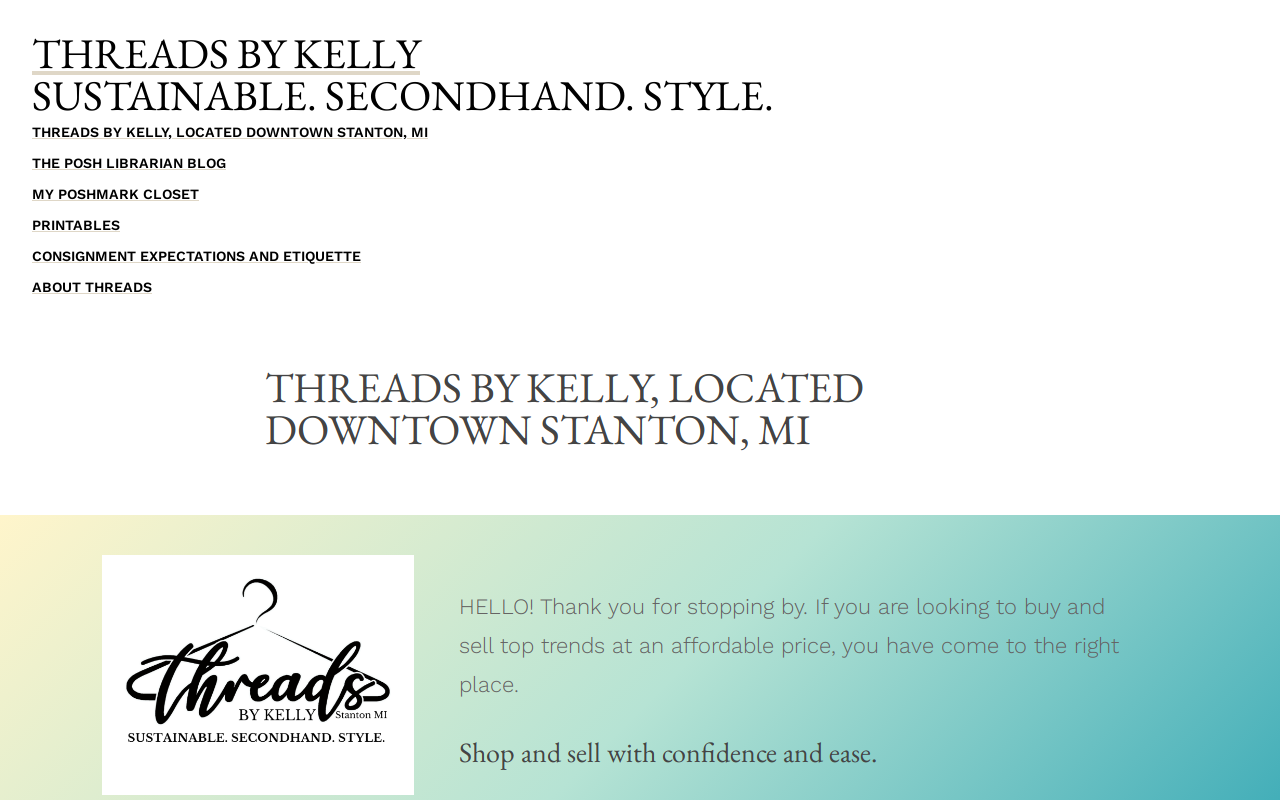 Threads by Kelly website preview