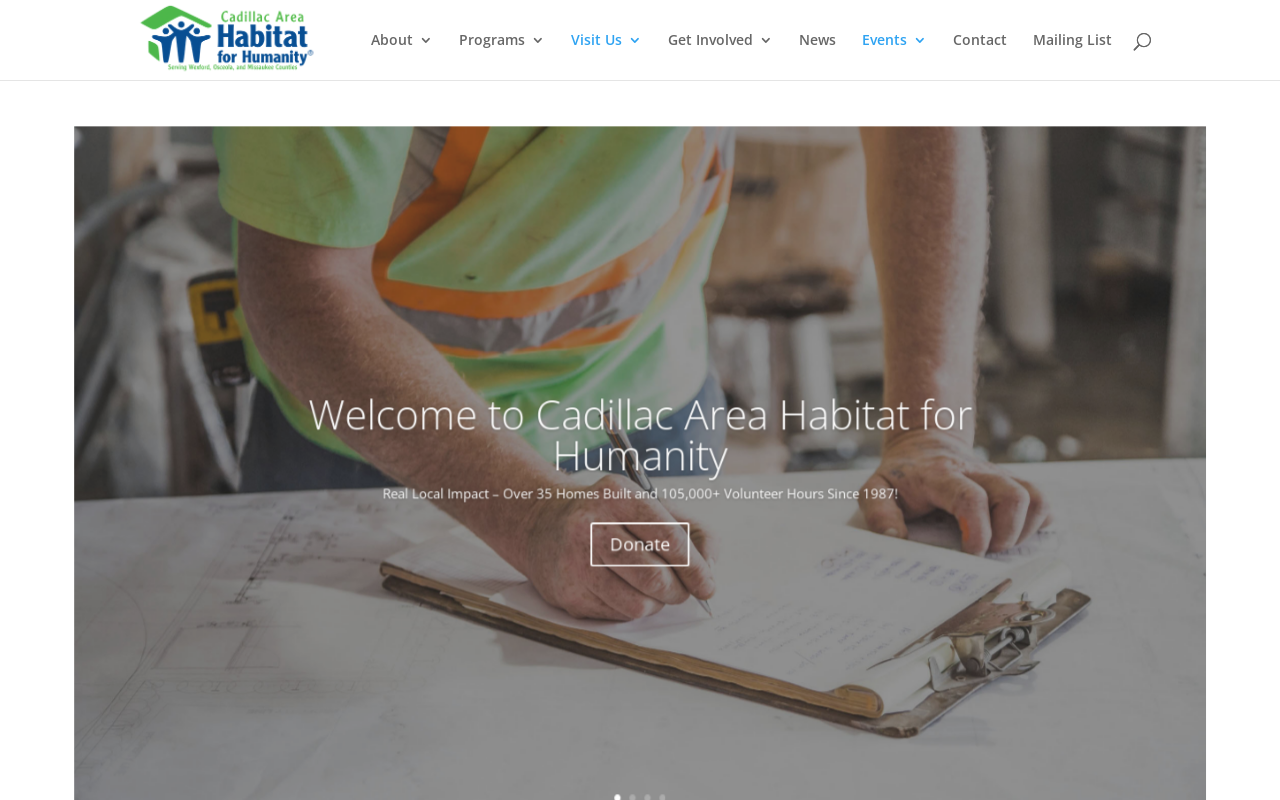 Wexford Osceola Habitat For Humanity Restore website preview