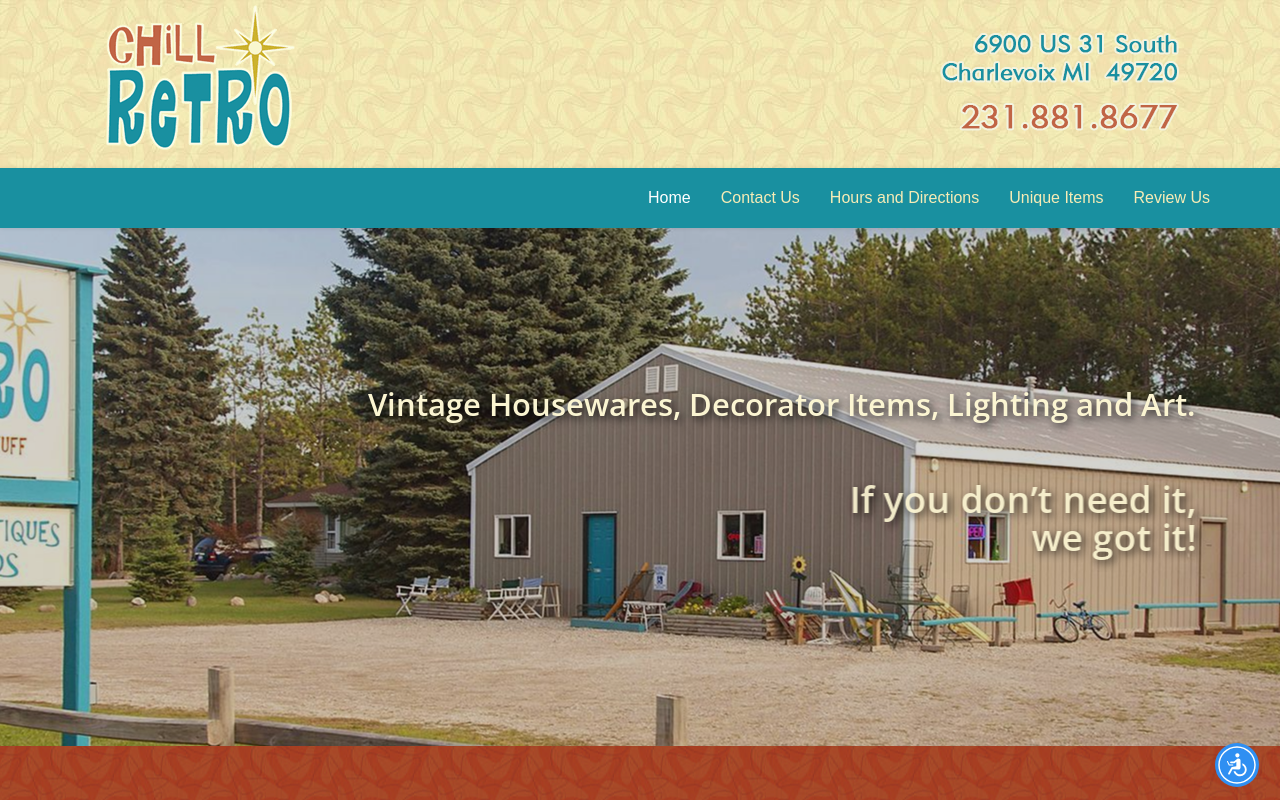 Chill Retro website preview